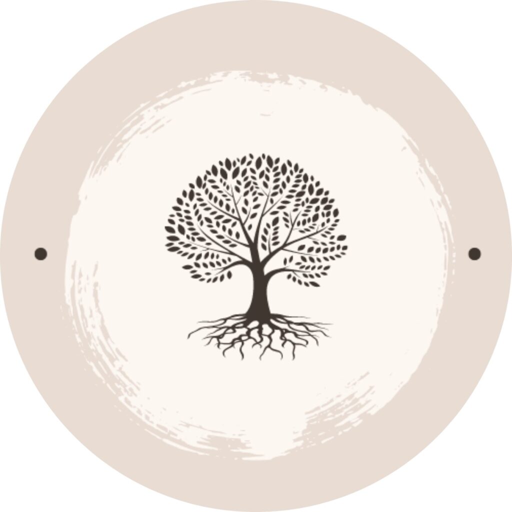 Logo de Myriam Héritier, sophrologue à Lyon 3, symbolisant sérénité et bien-être.